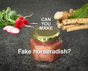 fake horseradish from red radish