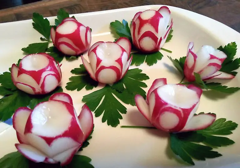 Here’s How You Make Radish Rosettes Radish benefits