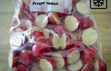 frozen radishes